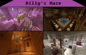 Download Dilly's Maze: An Adventurous Labyrinth for Minecraft 1.8.8